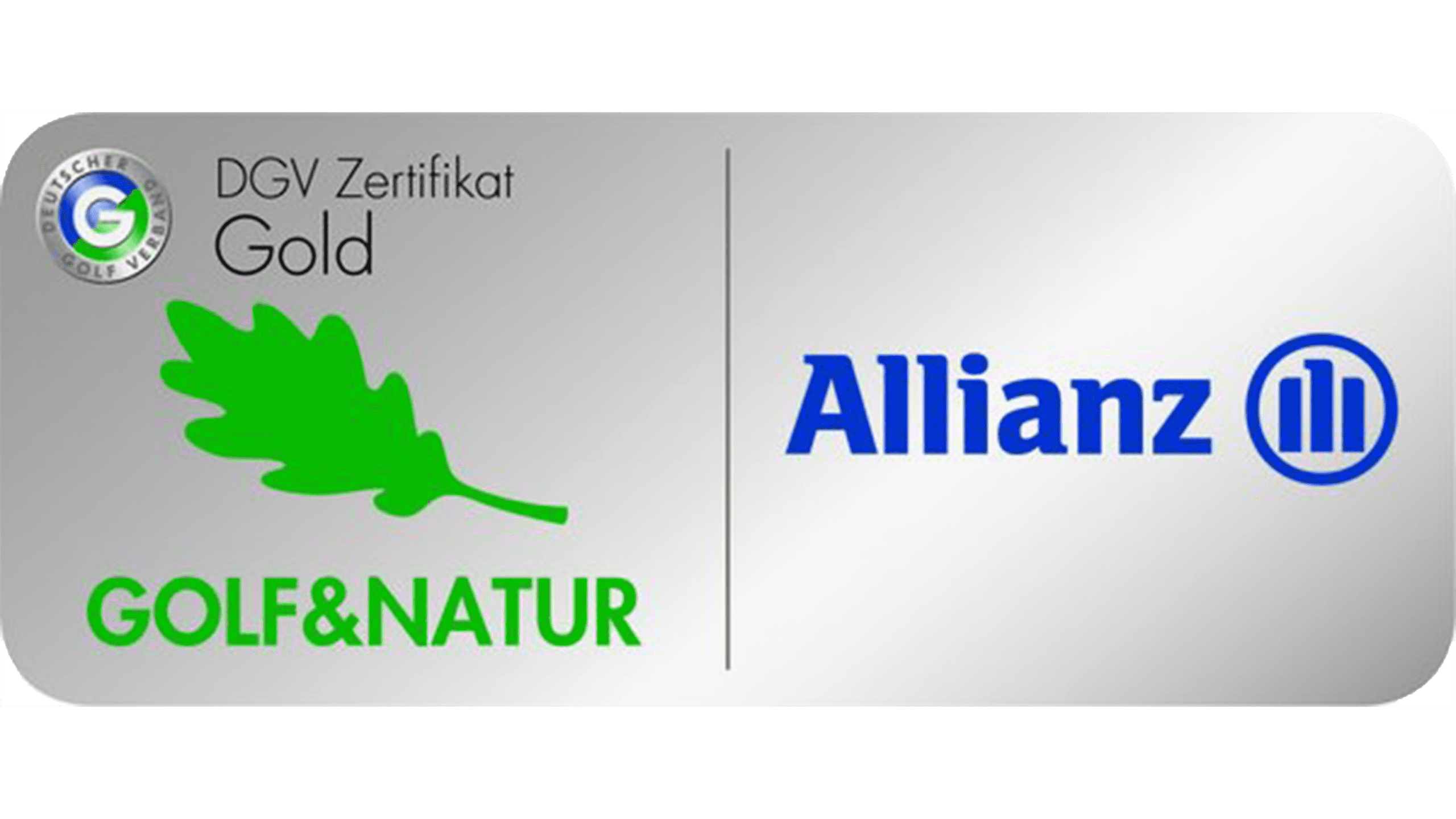 DGV Zertifikat Gold und GOLF & NATUR