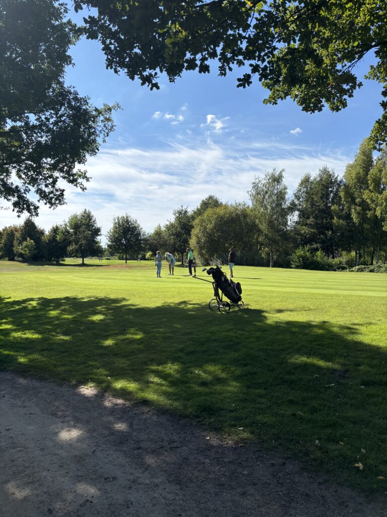 Foto vom Grün des 18 Lochs