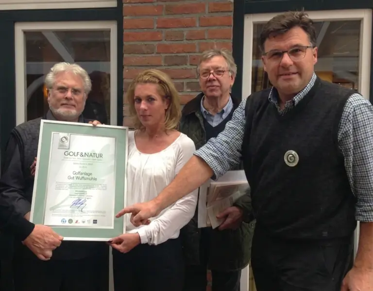 Präsentation des Zertifikat "GOLF & NATUR"
